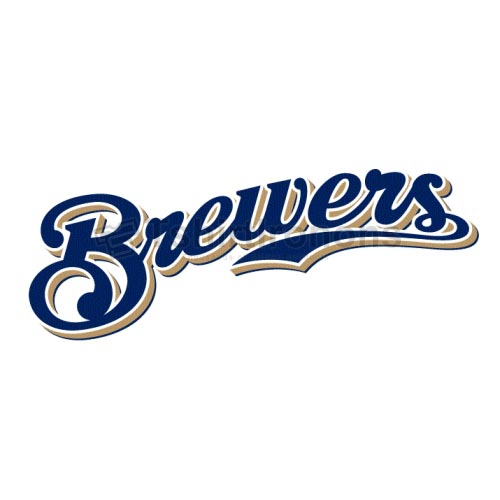 Milwaukee Brewers T-shirts Iron On Transfers N1711 - Click Image to Close